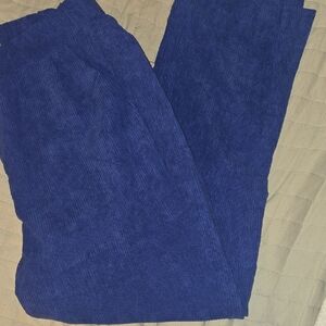 Zenana Outfitters Women's Vibrant Blue Corduroy Pants